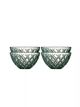 LYNGBY GLAS | Schale 4tlg. 12cm SORRENTO Grün | 